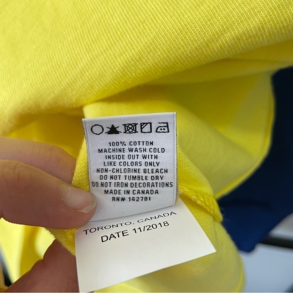 [XS] NWT Aime Leon Dore Shirt Yellow, Red & Blue Long Sleeve 100% Cotton Shirt - Picture 13 of 15